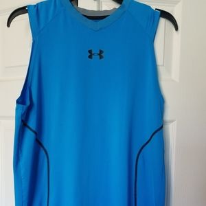 Men's Under Armour sleeveless compression shirt si